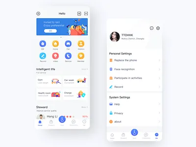 Intelligence community —app app design icon ui