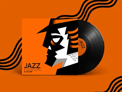 Jazz Fusion Cover artist artwork illustration jazz jazz illustration jazzmusic jazzposter musicillustration musicplaylist photoshop photoshop art playlist spotify vector vynil