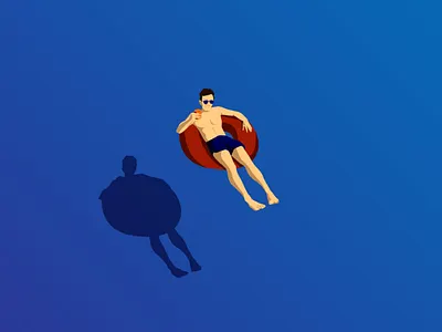 Shadow vector illustrator art