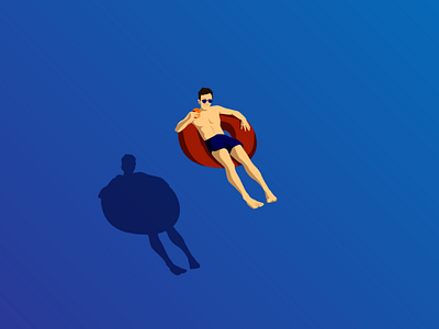 Shadow vector illustrator art