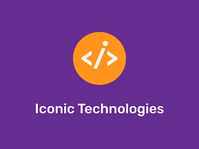 Logo Iconic Technologies 2 branding design dragos flat icon icon design iconic iconography logo logo design logodesign logos programming simple tech tech logo technical technology typography vector