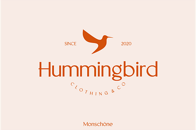 Monschone font in use elegant font exclusive fancy font fashion font fontype gold hummingbird jewelry logo luxury luxury font mid century modern packaging pretty sans serif serif font signature