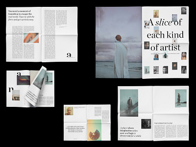 Quarterly Newspaper for Slice branding editorial design editorial layout illustration layout logo minimal photography publication design typographic visual identity