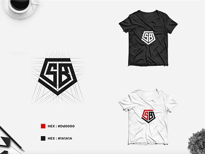 SB MONOGRAM LOGO apparel logo awesome logo best logo branding clothing brand design identity logo monogram monogram design sb