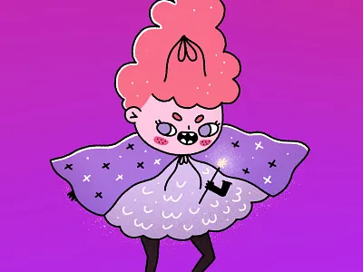 Fairy 2d cartoon cartoon character cartoon illustration character characterdesign cute fairy illustration illustrator magical procreate