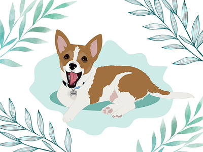 ROMEO design dog dog illustration illustration wacom intuos