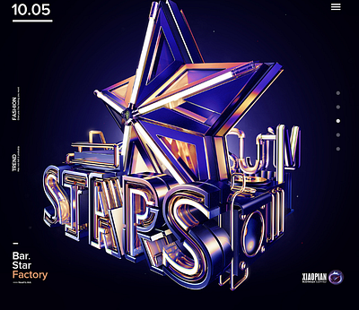 Star workshop bar星工场酒吧 c4d icon ui 插图