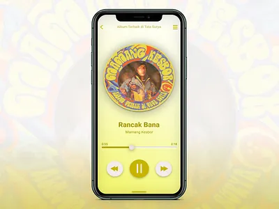 Music App Concept 1 app art branding design flat illustration ui ux