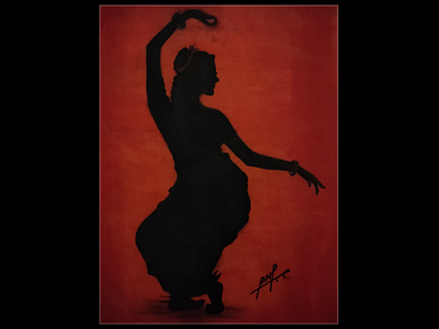 Kathak (Indian Folk Dance) abstract charcoal dark drawing folk dance illustrations india ink kathak painting paper pencil pnp watercolour