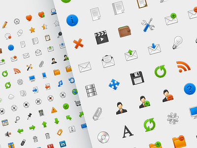 The icon set from 2012 ;) color colorful design free freebie icon icon set iconography interface pixel perfect psd ui ui design