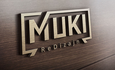 Muki redizajn logotype branding closet design furniture furniture design furniture logo illustration logo logodesign logotype muki redizajn print print design typography vector vector art wood wooden wooden logo