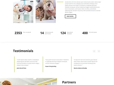 Veterinarian animals joomla joomla template responsive responsive design template veterinary veterinary clinic
