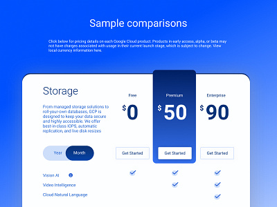 DailyUI 030 Pricing dailyui dailyui030 dailyuichallenge pricing storage