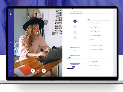 e-learning platform agency blue branding business design e commerce e learning elearning illustration learing mdevelopers platform product product design school system ui ux web website