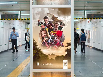 Alnwick Castle Outdoor Marketing alnwick art billboard campaign castle cinema digital dooh frame marketing marketing campaign movie one one sheet out of home outdoor poster public sheet signage