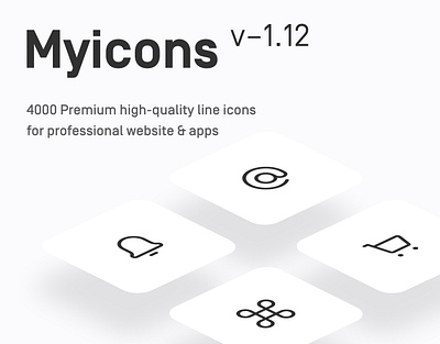 Myicons ✨ v—1.12 | 4000+ Premium Vector line Icons Pack essential icons flat icons icon design icon pack icons icons design icons pack interface icons line icons myicons ui ui design ui designer ui icons ui kit ui pack ui set web design web designer web ui