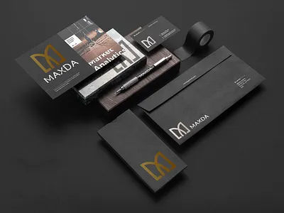 MAXDA BRANDING DESIGN 3d logo branding busines card design flat icon identity logo logo design minimal vector