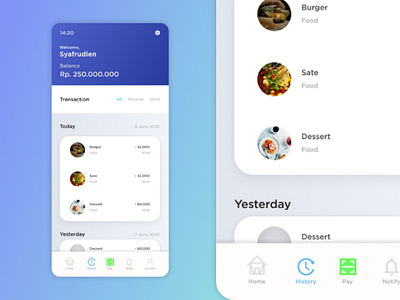 UI E-Wallet design figma mobile ui ux