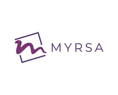 Myrsa - textile company advertise branding design icon illustration logo textile ui