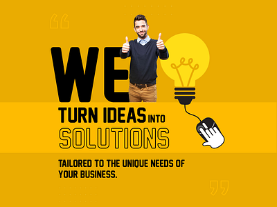 idea marketing banner design for social media banner branding creative design design illustration socialmedia vector yellow