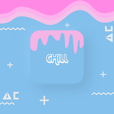 Chill bluish chill inkscape simple soft illustration