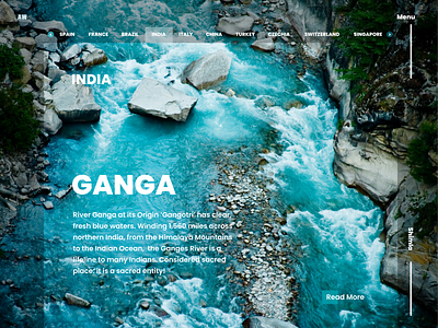 UI Design - Exotic Geography adobe xd aqua blue clean concept design exotic ui figma geography green guide illustrator minimalist pattern photos photoshop teal travel turquoise water