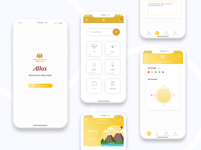 Alka - Hotel Management and System android android app android app design android app development app application booking design hotel app hotel booking hotel branding hotel management hotels mobile mobile app mobile app design mobile design mobile ui ui ux