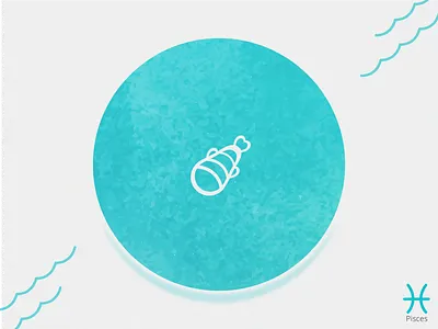 Pisces | Weekly Warmup Shot adobe illustrator design dribbbleweeklywarmup fish flat illustration lineart minimal minimalist pisces vector weekly warm up weeklywarmup zodiac sign zodiac signs