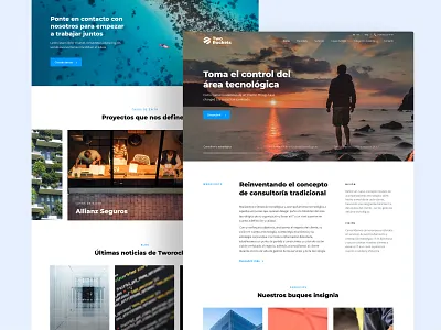 Two Rockets Website concept consulting design design art designer designs it rocket rocket logo services van technology ui ux web web design webdesign website website design
