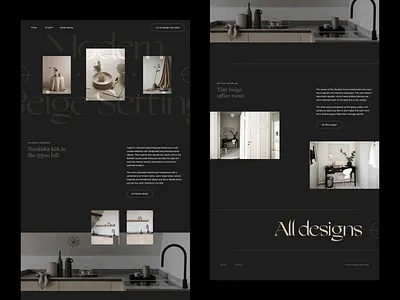 Interior design website architecture editorial design interior interior architecture interior design interiordesign layout minimal modern photography typography website concept website design whitespace