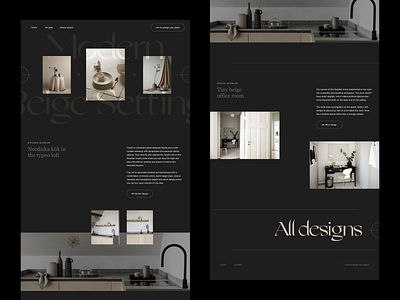 Interior design website architecture editorial design interior interior architecture interior design interiordesign layout minimal modern photography typography website concept website design whitespace