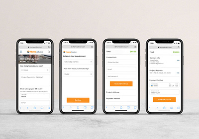 Hire a Handyman - Checkout Flow checkout checkout flow checkout process handyman home improvement ui ui design uiux user experience design ux