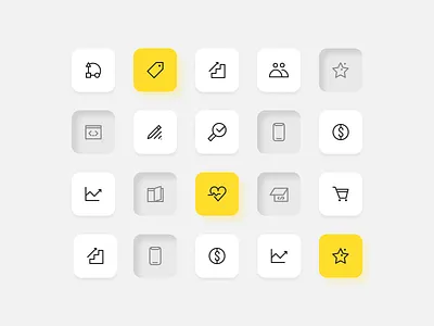 QArea Icon & Button Set button design button states buttons clean clean design clean ui icon icon symbol icon system icons icons design icons pack idenity identity line icons shadow simple icons ui ui design userinterface