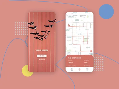 daily020 app app design city daily daily ui design location location app location tracker mobile running sport ui ux