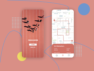 daily020 app app design city daily daily ui design location location app location tracker mobile running sport ui ux