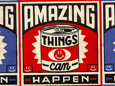 Amazing Things Can Happen illustration lettering nevesman