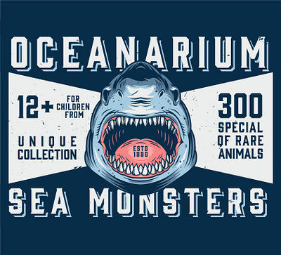 Nautical poster design adobe illustrator color graphic graphic design illustration marine nautical poster poster art poster design poster designer sea shark vector vector illustration vintage