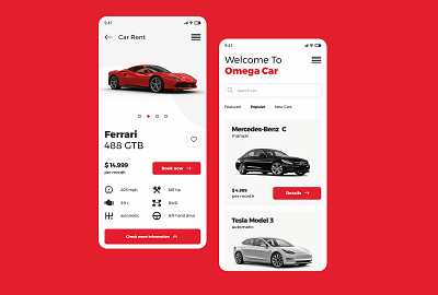 Car Rent App animation app car design graphic design icon mobile mobile app rental app rwd typography ui ui design ux ux design