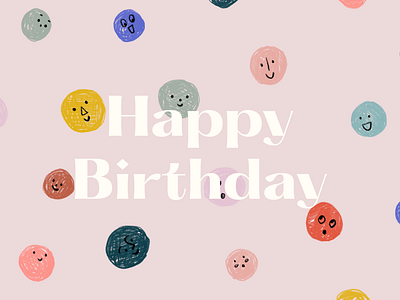 Happy Birthday birthday birthday card color colorful happy birthday illustration smile