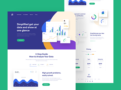 Analytics Software -Saas Landing Page 2020 color palette colorful design landing page landing page design landingpage saas saas landing saas landing page saas web design saas website ui uiux user experience user interface web design webdesign website website design