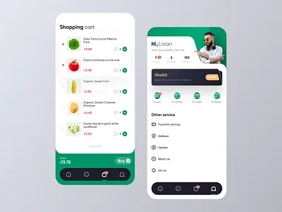 E-commerce project (the third time) branding design e commerce e commerce app mobile personal center shopping cart typography ui ux 卷筒纸 向量 设计