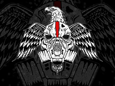 Tshir design bikers branding eagle illustration logo photoshop tshirt