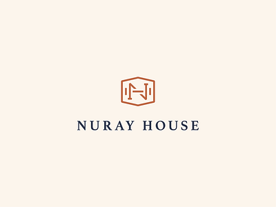 Nuray House house icon logo logo design logotype resident residential residential complex