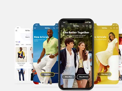 E-Commerce Clothing App | MiMo adobexd app app design clean clothes clothing concept design ecommerce fashion ios ios app online shop product page store ui ux uxdesign