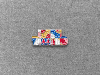 Born to Build Pin design enamel pin icon iconography illustration lines pins temper temper tantrum vector