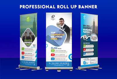 Professional Corporate Roll Up Banner Design 2020 Free Mockup backdrops banner ads banner advertising banner design billboard concept corporate design creative pop up banner pull up banner retractable banner roll up banner roll up banner design