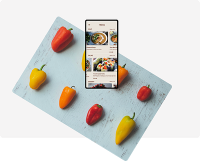 Daily UI #043 - Food Menu 100daychallenge dailyui dailyuichallenge day 43 design dribbble figma food and drink menu ui veggies