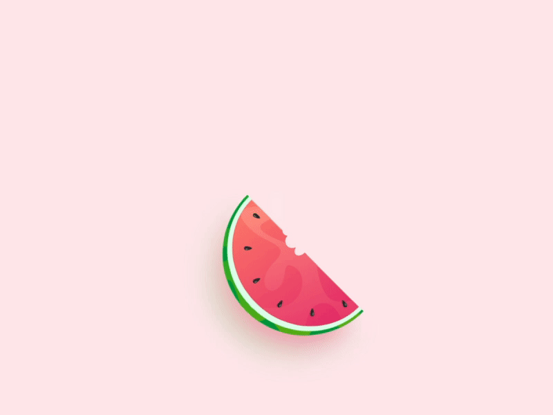 Melon animation bar black branding clean fancy flat green juice juices loader loop melon minimal minimalist motion red ui ux ux ui