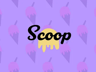Daily Logo Challenge Day 27 brand design brand identity branding design graphic design icecream logo logo design purple purple logo