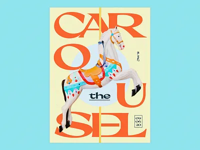 The Carousel 2020 art direction branding design designinspiration minimal poster typography